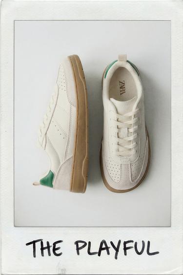 BAMBA PIEL BAREFOOT - Blanco de Zara