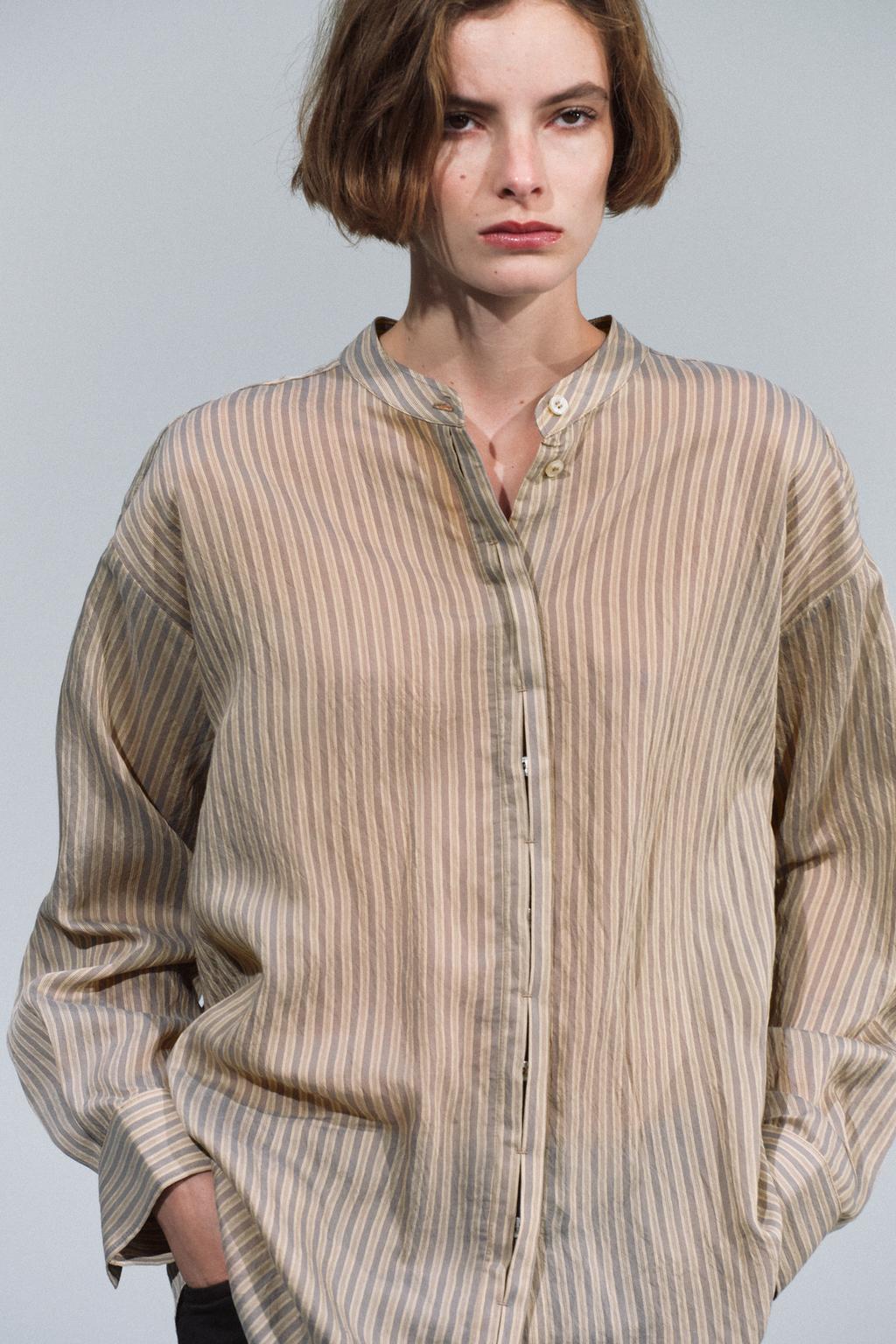 ZW COLLECTION STRIPED SHIRT