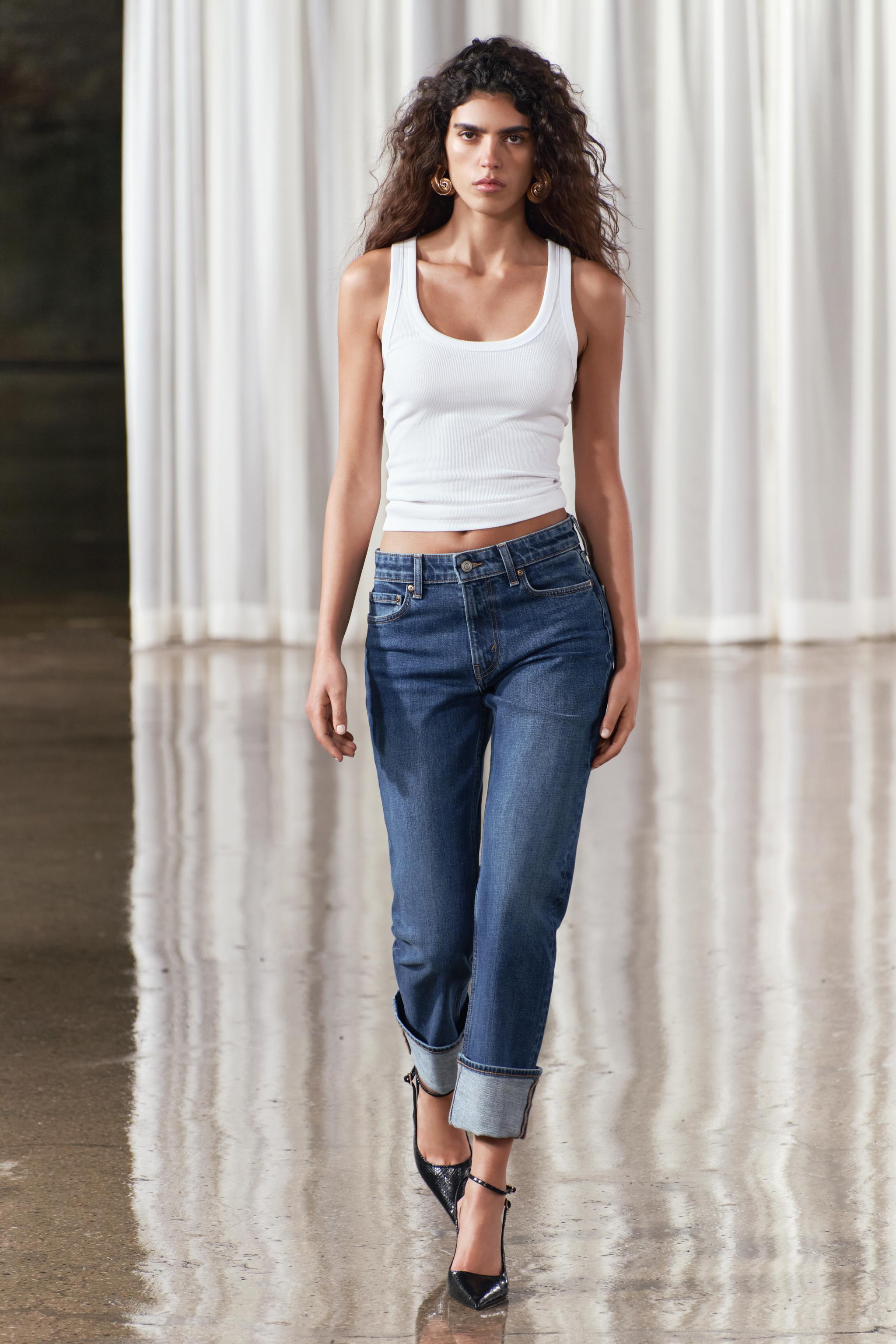 Zara Brown Python Snake Print High Rise Stretch Skinny Jeans Size 4 Pants  NWT