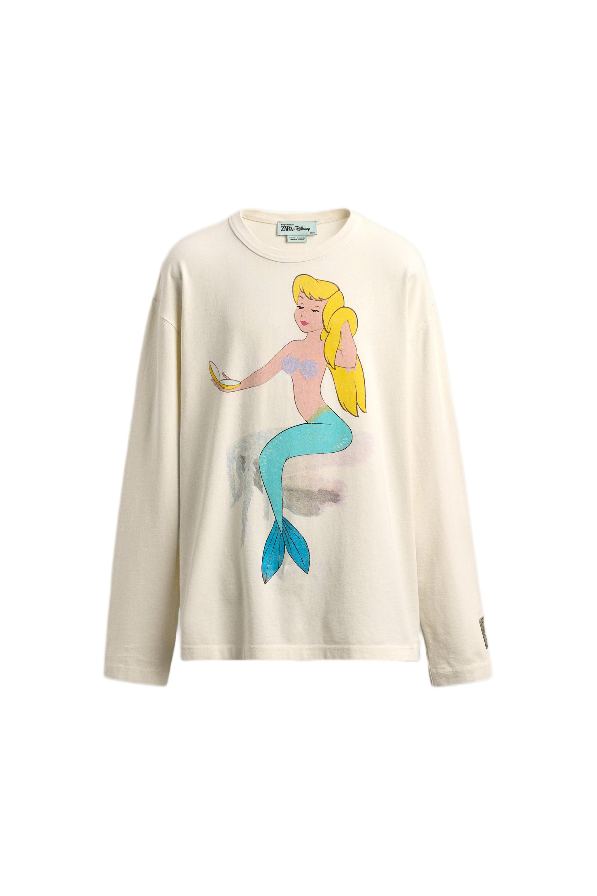 PETER PAN MERMAID HARRY LAMBERT FOR ZARA X DISNEY T-SHIRT SECOND