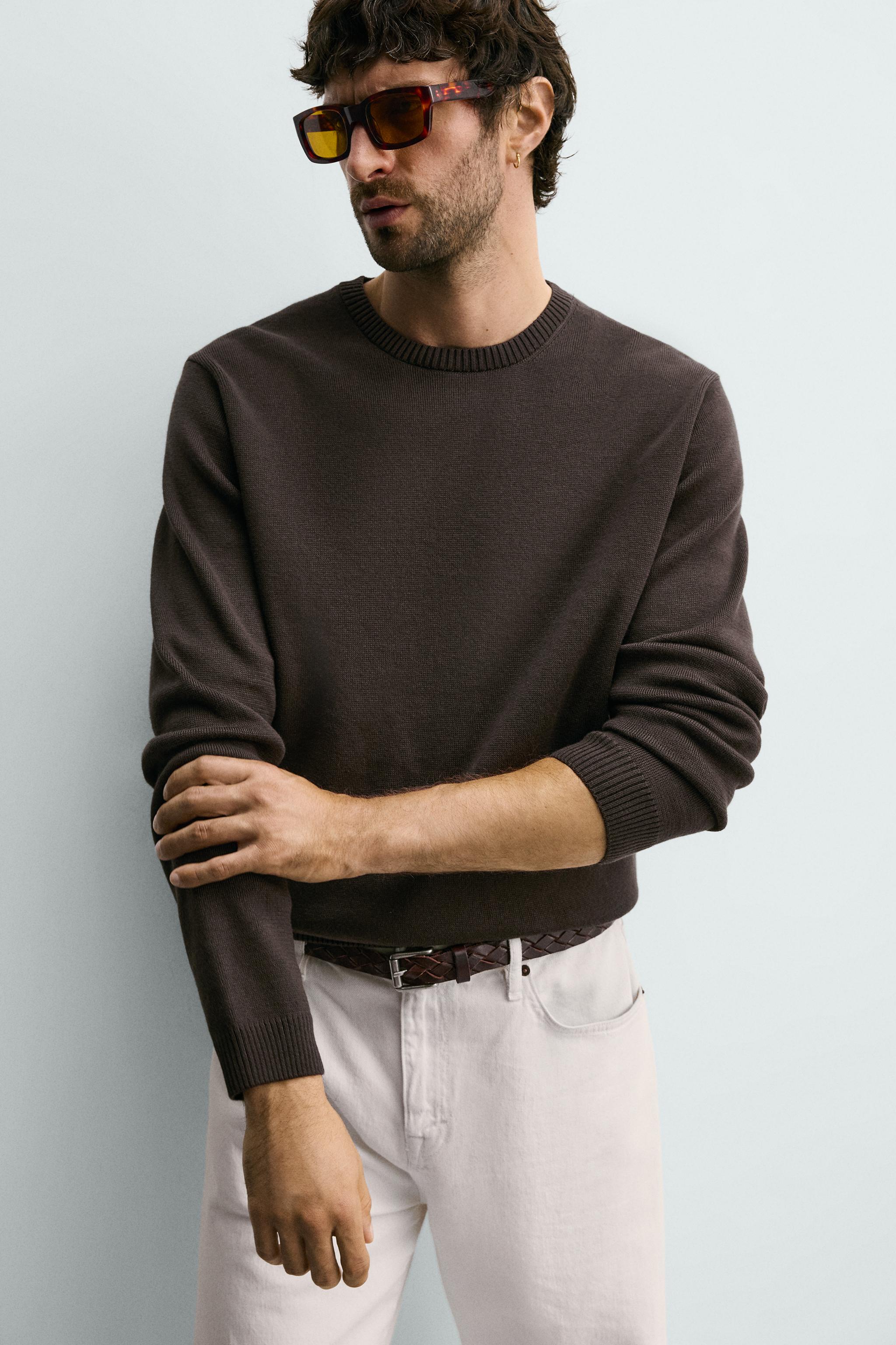 TEXTURED COTTON JUMPER