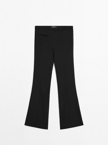 Pantalón bolsillo flare fit - Negro de Zara