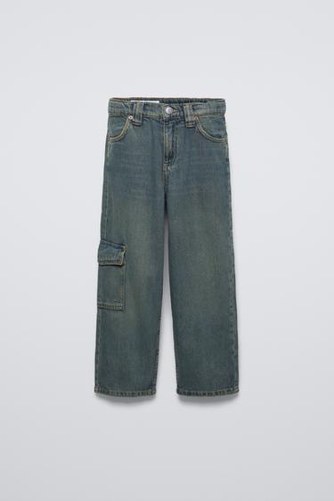 BAGGY POCKET JEANS - Blue by Zara