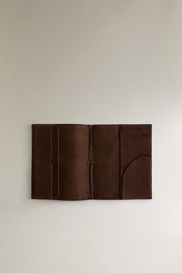 SPLIT LEATHER BOOK COVER - Brown by Zara - Image 3