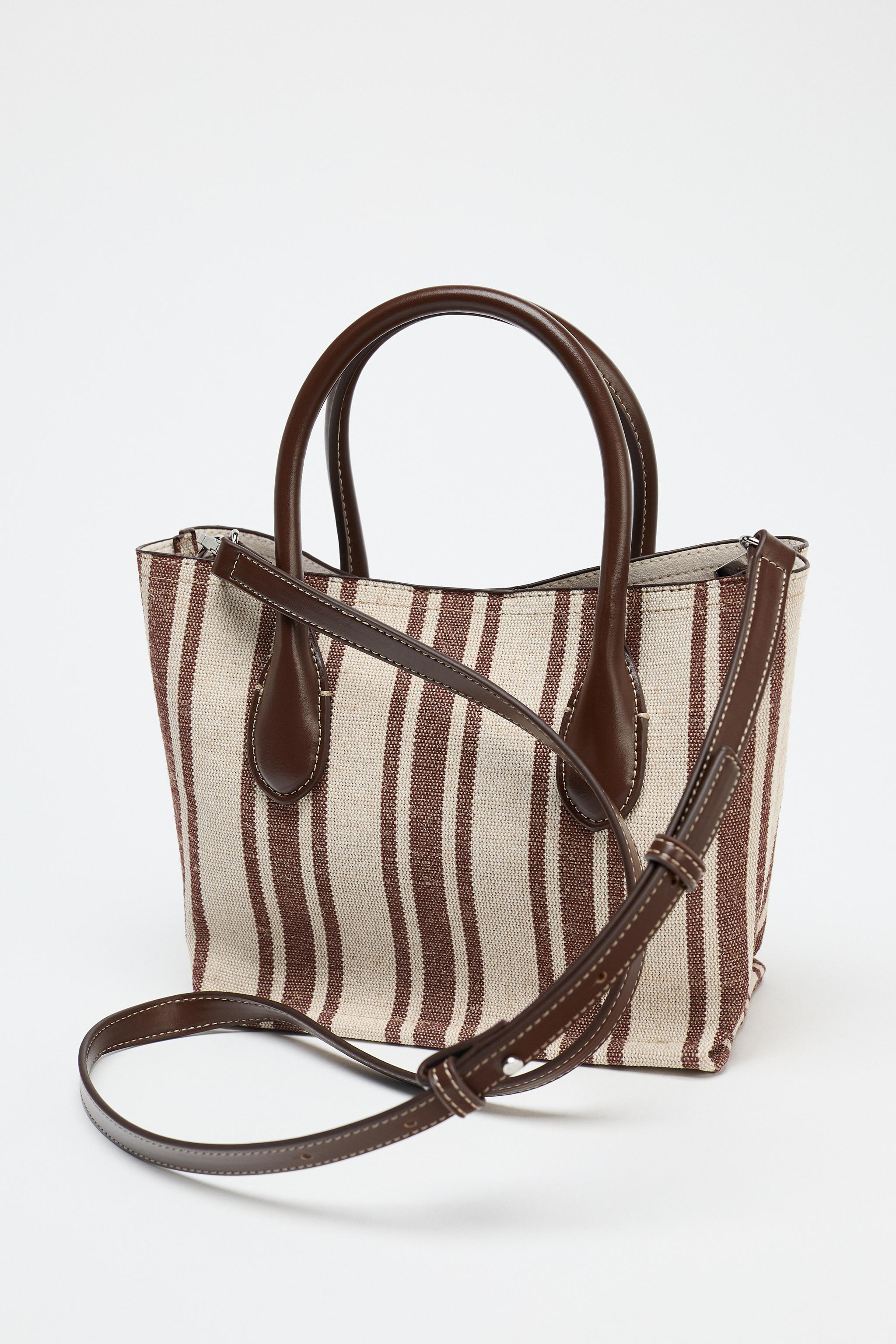 SAC EN CANVAS IMPRIMÉ RAYURES
