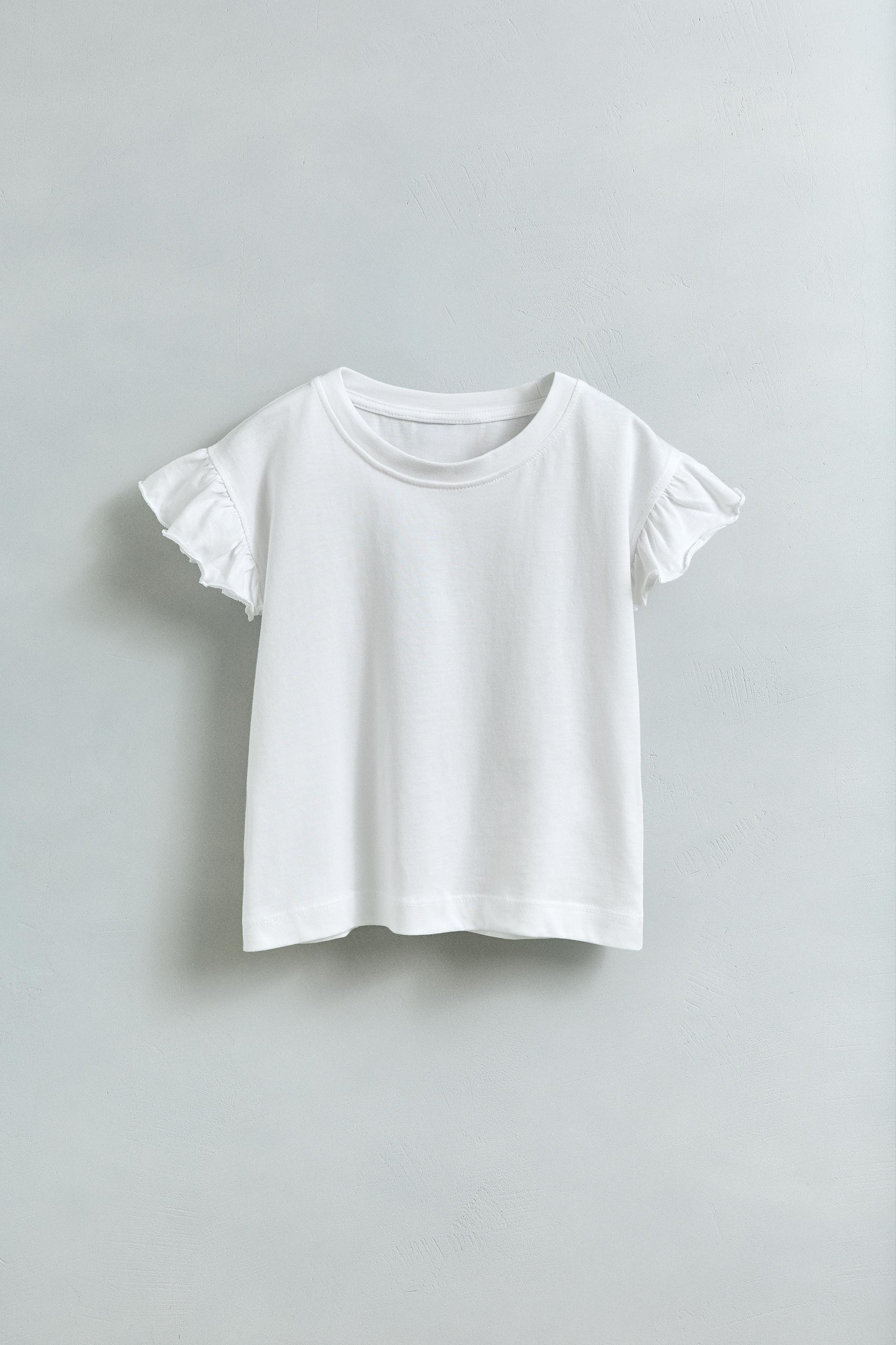 【ZARA】ガールプリントTシャツ ホワイト | 5644/188/250 ガールズプリントTシャツ - ホワイト | ZARA Japan / 日本