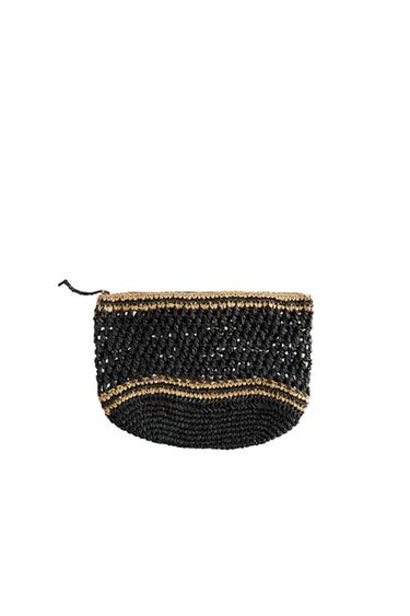 LARGE PAPER WASH BAG - Black by Zara