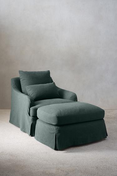 FOOTSTOOL 01 - Dark green by Zara - Image 0