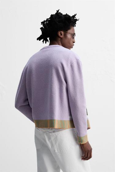 FLORAL JACQUARD CARDIGAN © OTIS KWAME KYE QUAICOE - Violet by Zara - Image 2