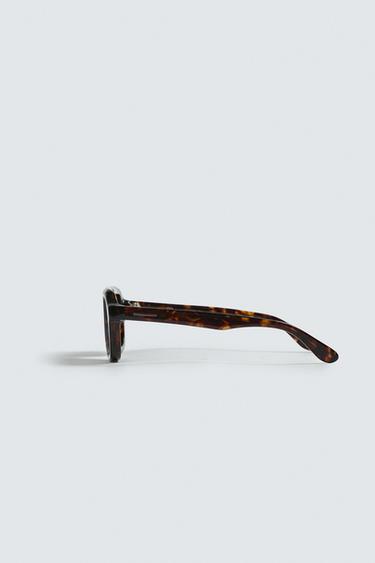OVAL SUNGLASSES - Brown by Zara - Image 3