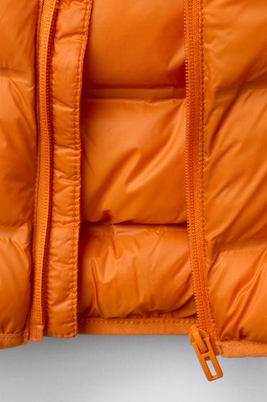 DOUDOUNE ULTRALÉGÈRE À CAPUCHE - Orange foncé de Zara - Image 7
