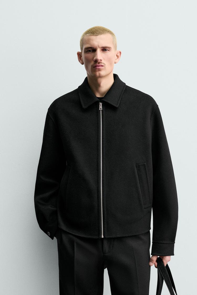 ZARA WOOL ZIP-UP JACKET ORIGINS