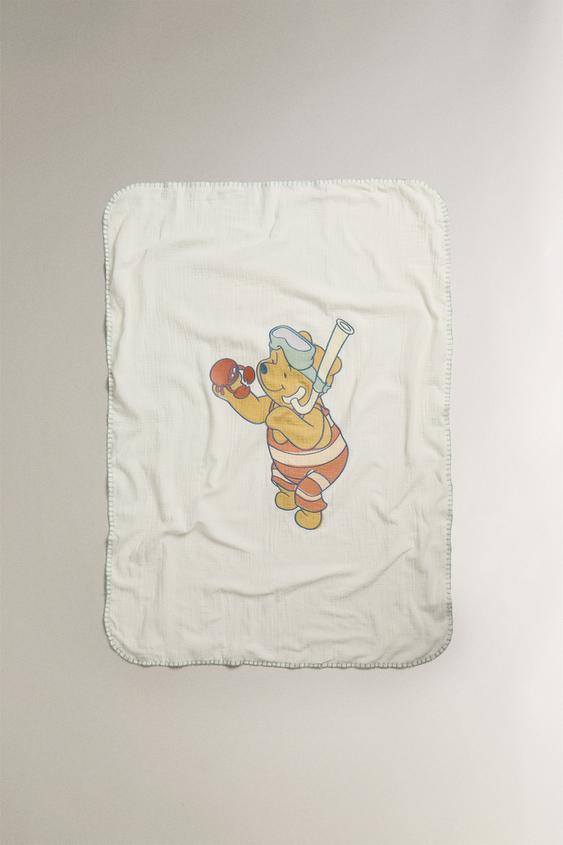 CHILDREN’S WINNIE THE POOH MUSLIN BLANKET ZARA Portugal