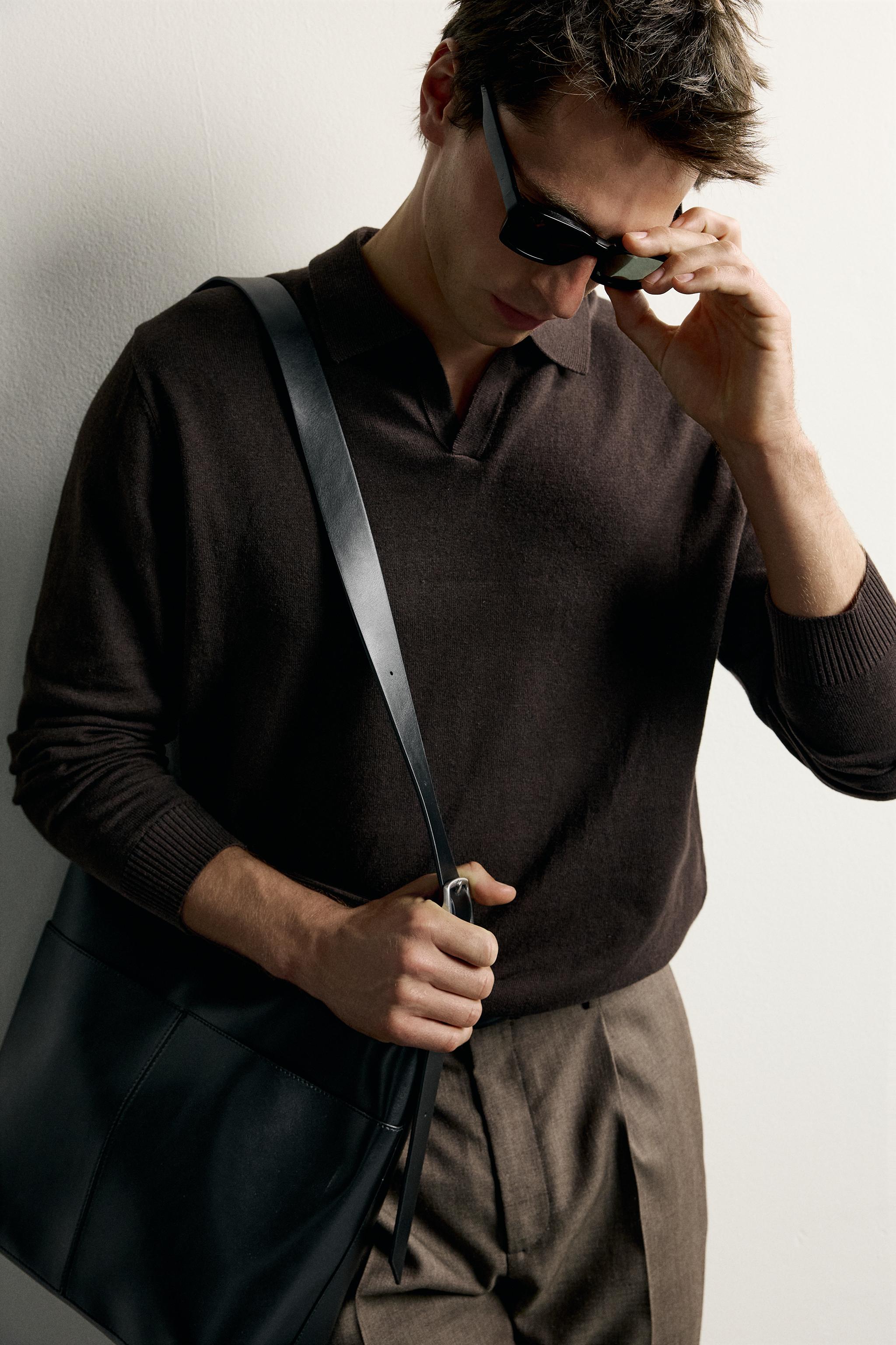 COTTON-LINEN KNIT REGULAR FIT POLO
