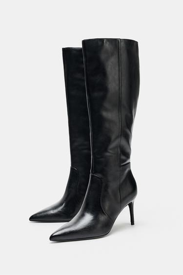 HIGH-HEEL BOOTS - Black by Zara