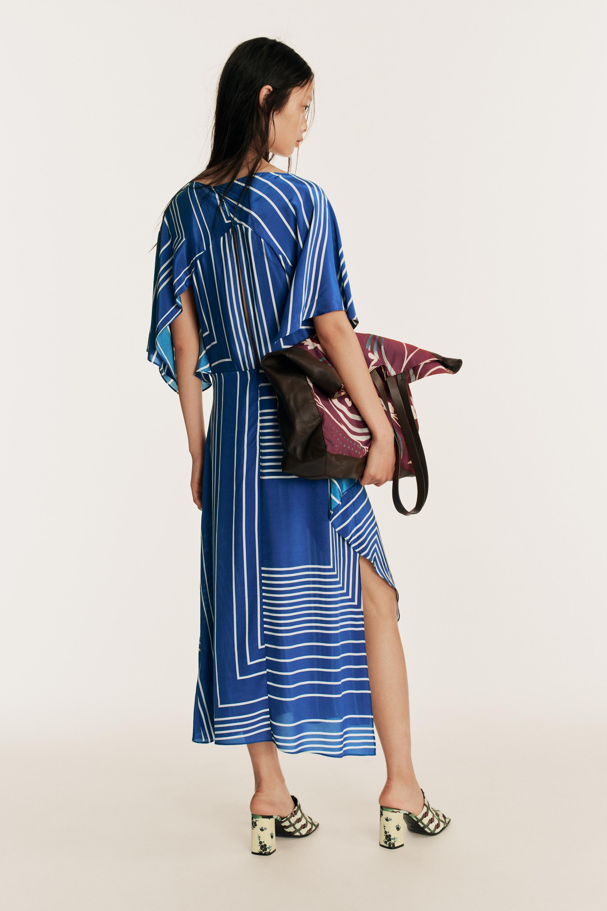 Женские платья Zara LIMITED EDITION PRINTED MIDI DRESS — фото 4