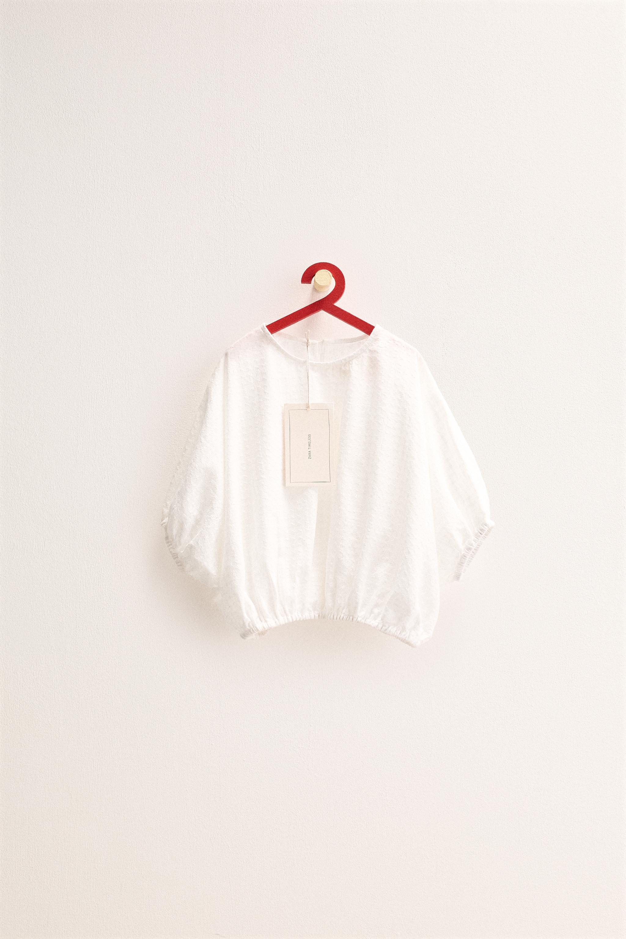 ZARA TIMELESS - OVERSIZED TEXTURED TOP