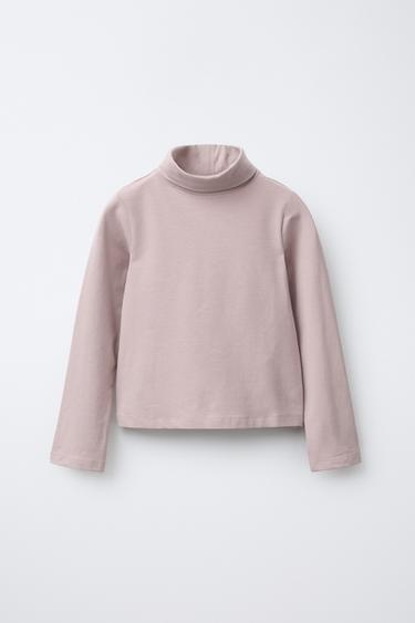 Zara TURTLENECK SHIRT - Pink - Image 0