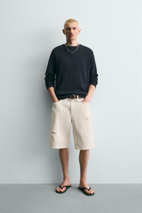 BAGGY FIT DENIM SHORTS