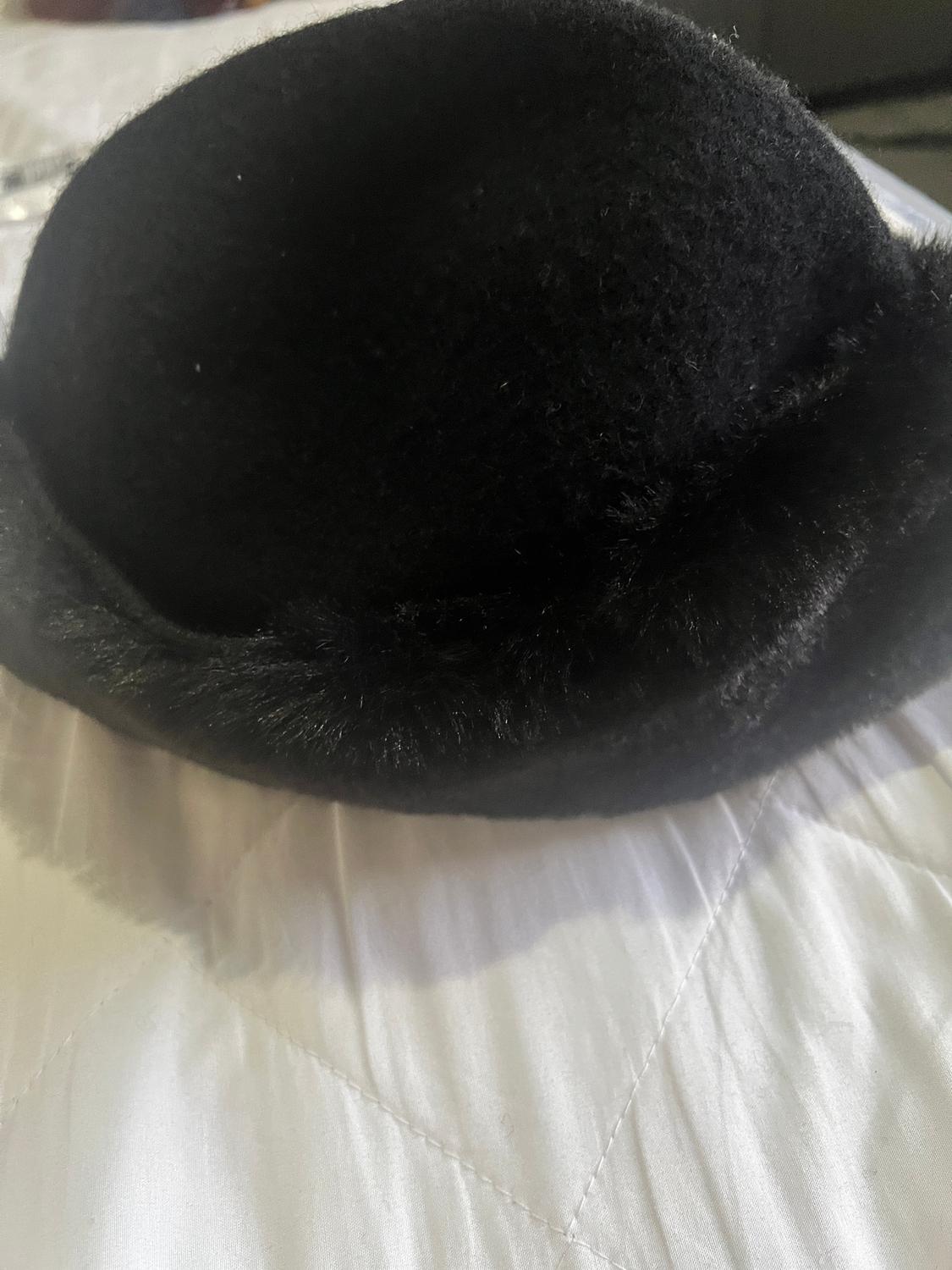 FAUX FUR WOOL BLEND HAT - Image 3