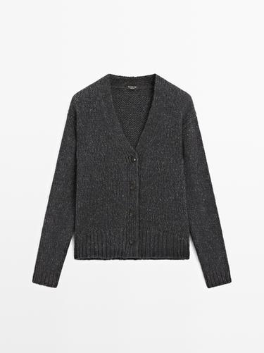 Zara Wool blend V-neck cardigan - 452