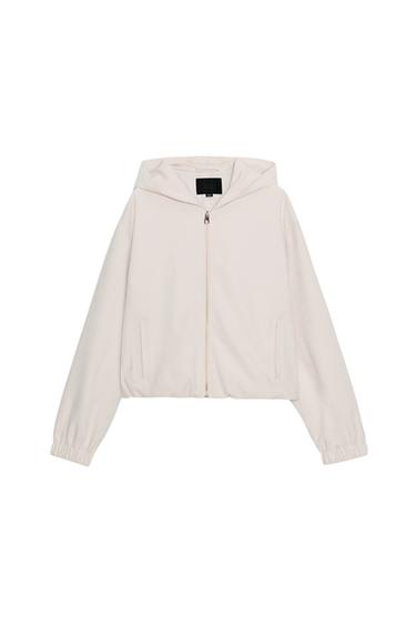 HOODED JACKET - Ecru by Zara