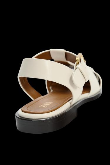 MULTI-STRAP SANDALS - White by Zara