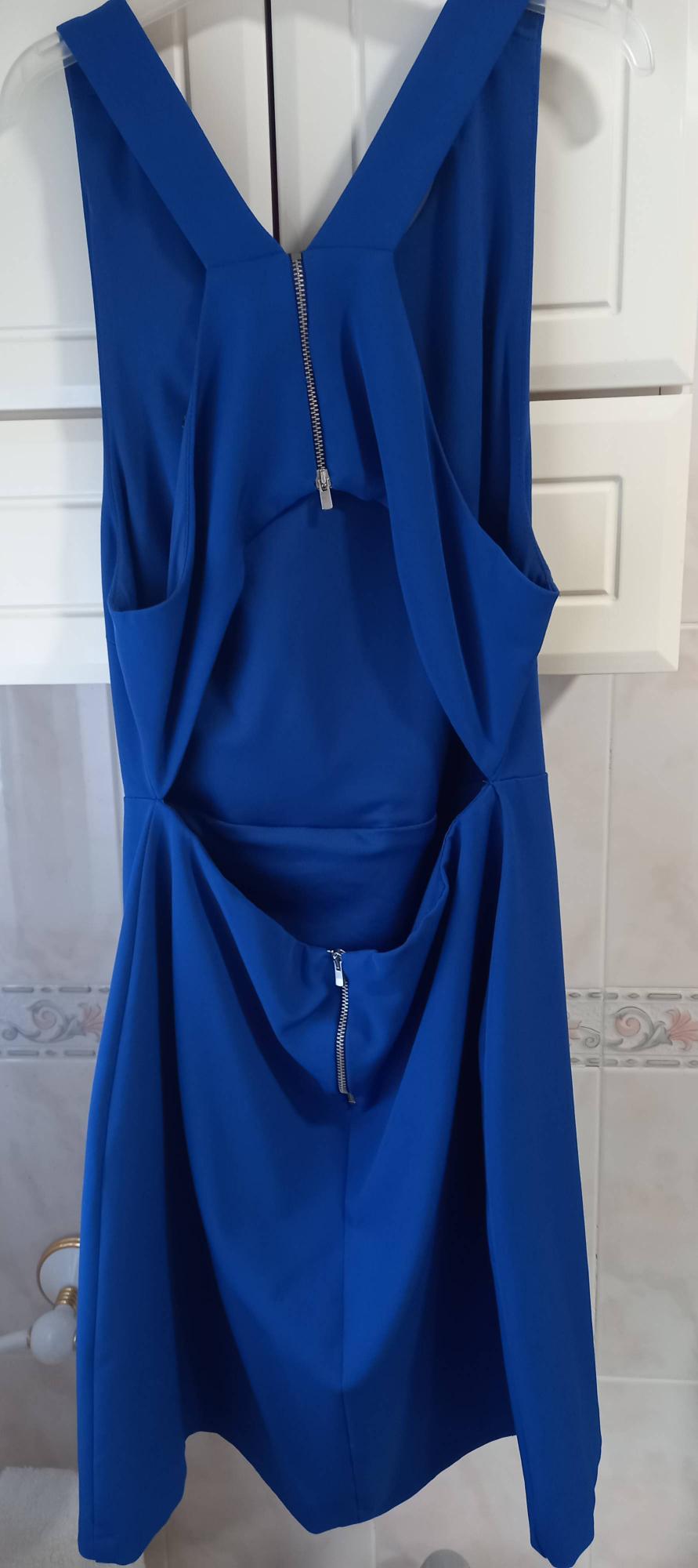 VESTIDO AZUL REY ESPALDA DESCUBIERTA - Image 3