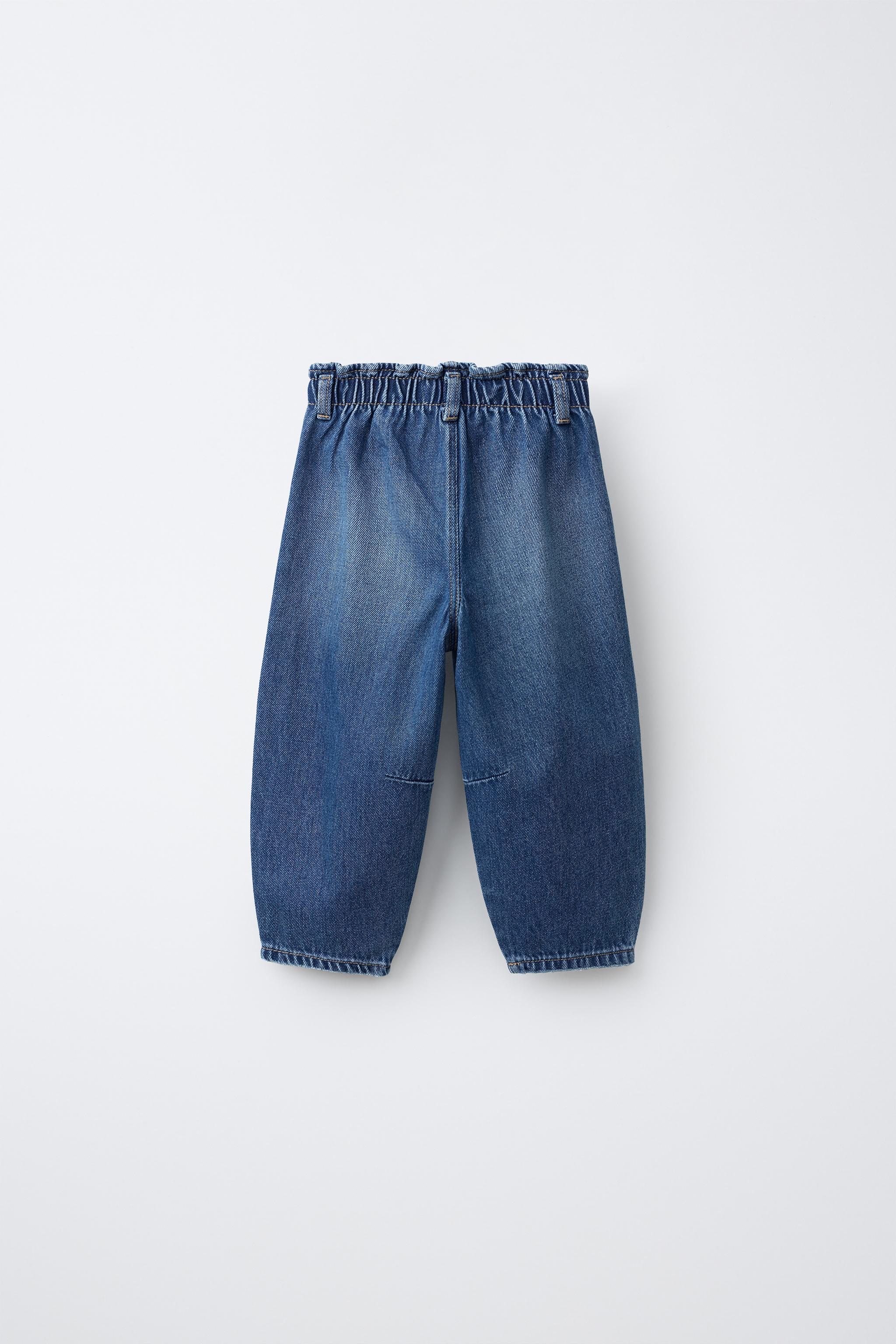 JEAN BAGGY À POCHES CŒUR