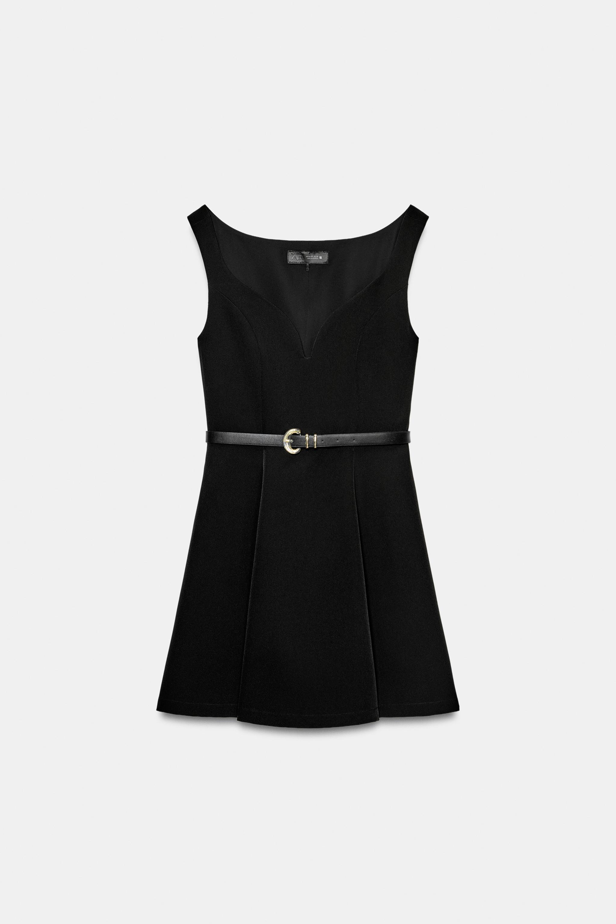 BELTED MINI DRESS