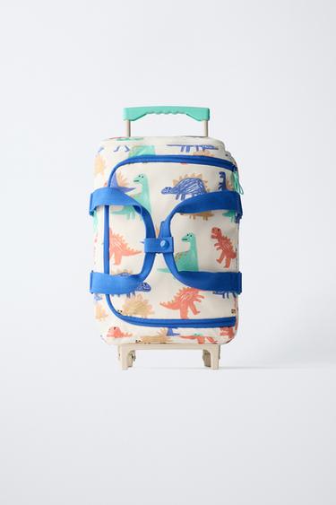 DINOSAUR TRAVEL SUITCASE - Blue by Zara