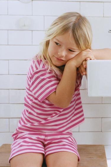 1 1/2-6 ÅR/ STRIBET MIFFY™ MERCIS BV © PYJAMAS - rosa fra Zara