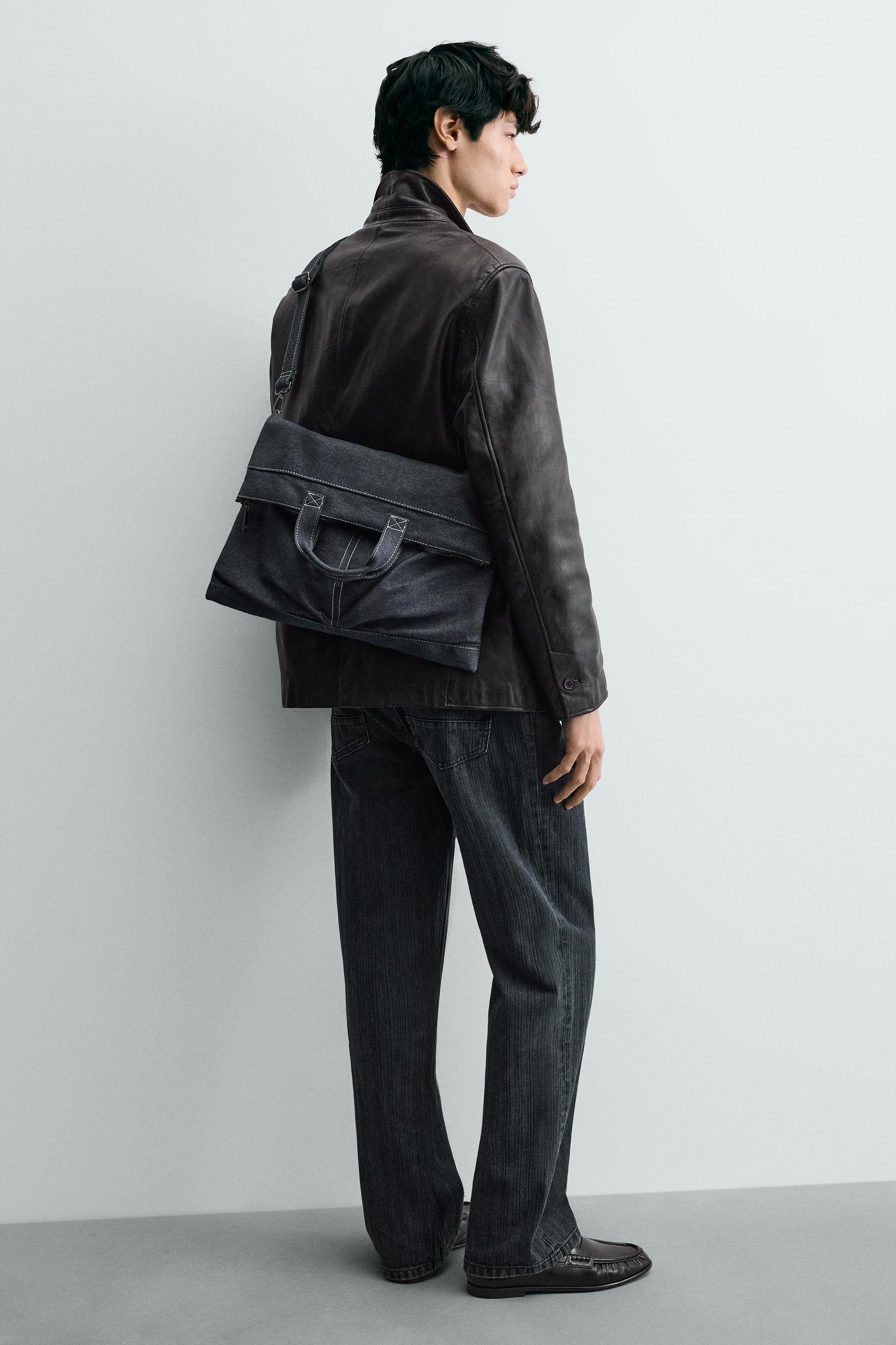 バッグ AQ7kP9 DENIM TOTE BAG - Blue | ZARA South Africa