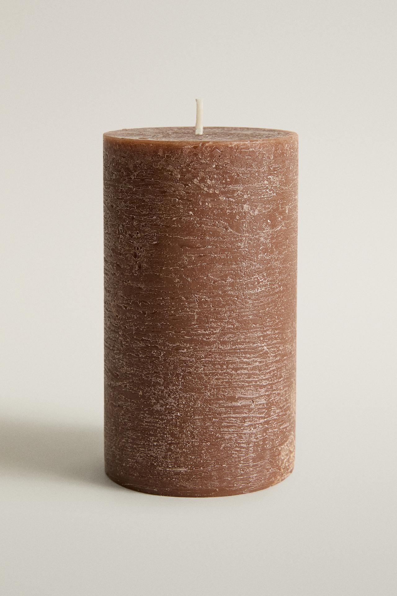 (500 G) CYLINDRICAL SCENTED CANDLE SALTED CARAMEL