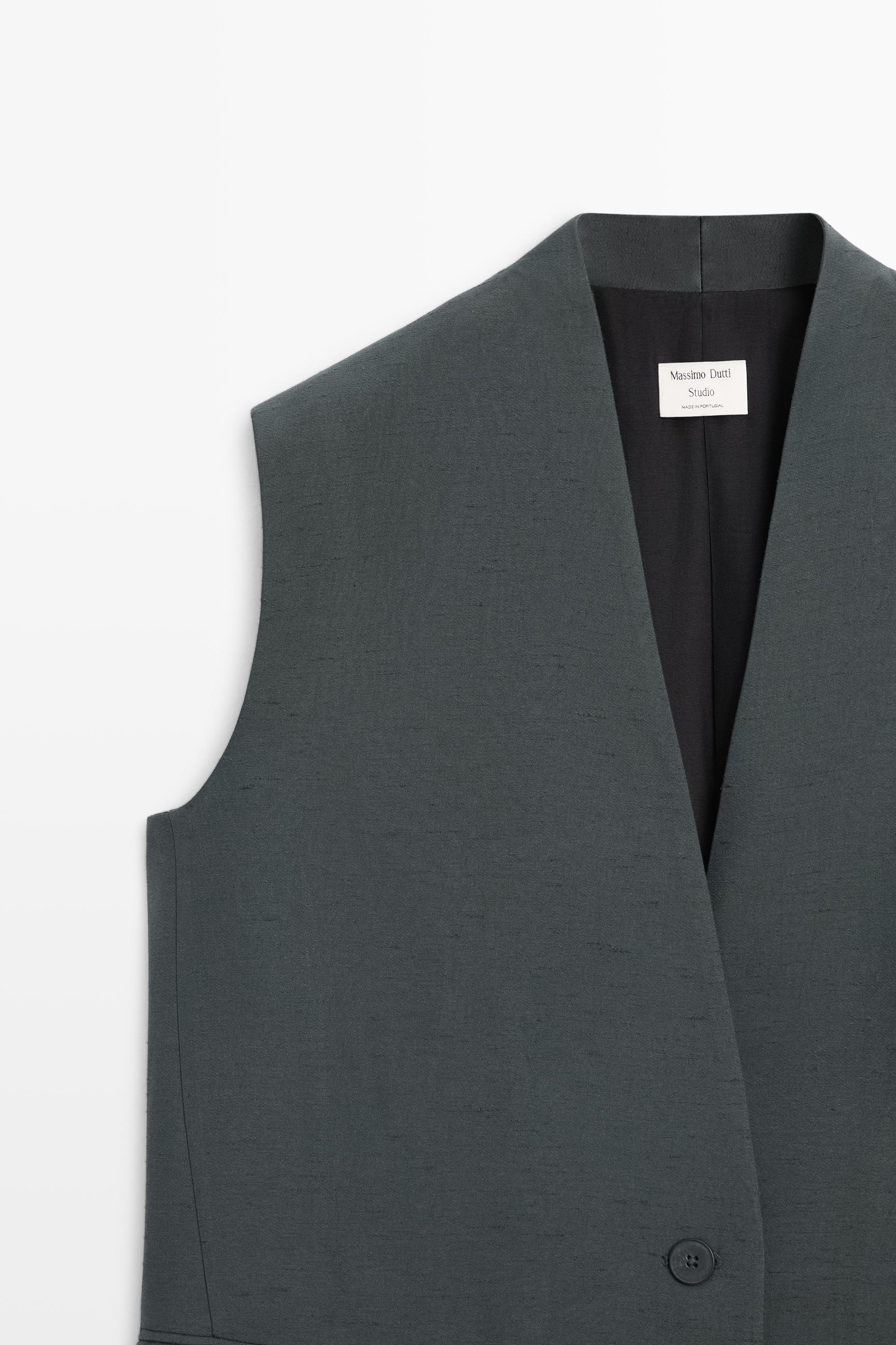 V-neck vest total look - STUDIO