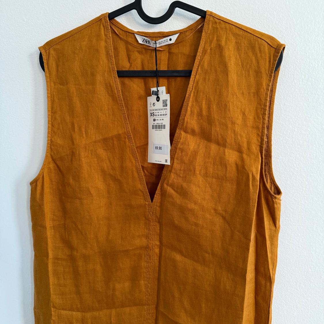 LINEN TUNIC DRESS - Image 5