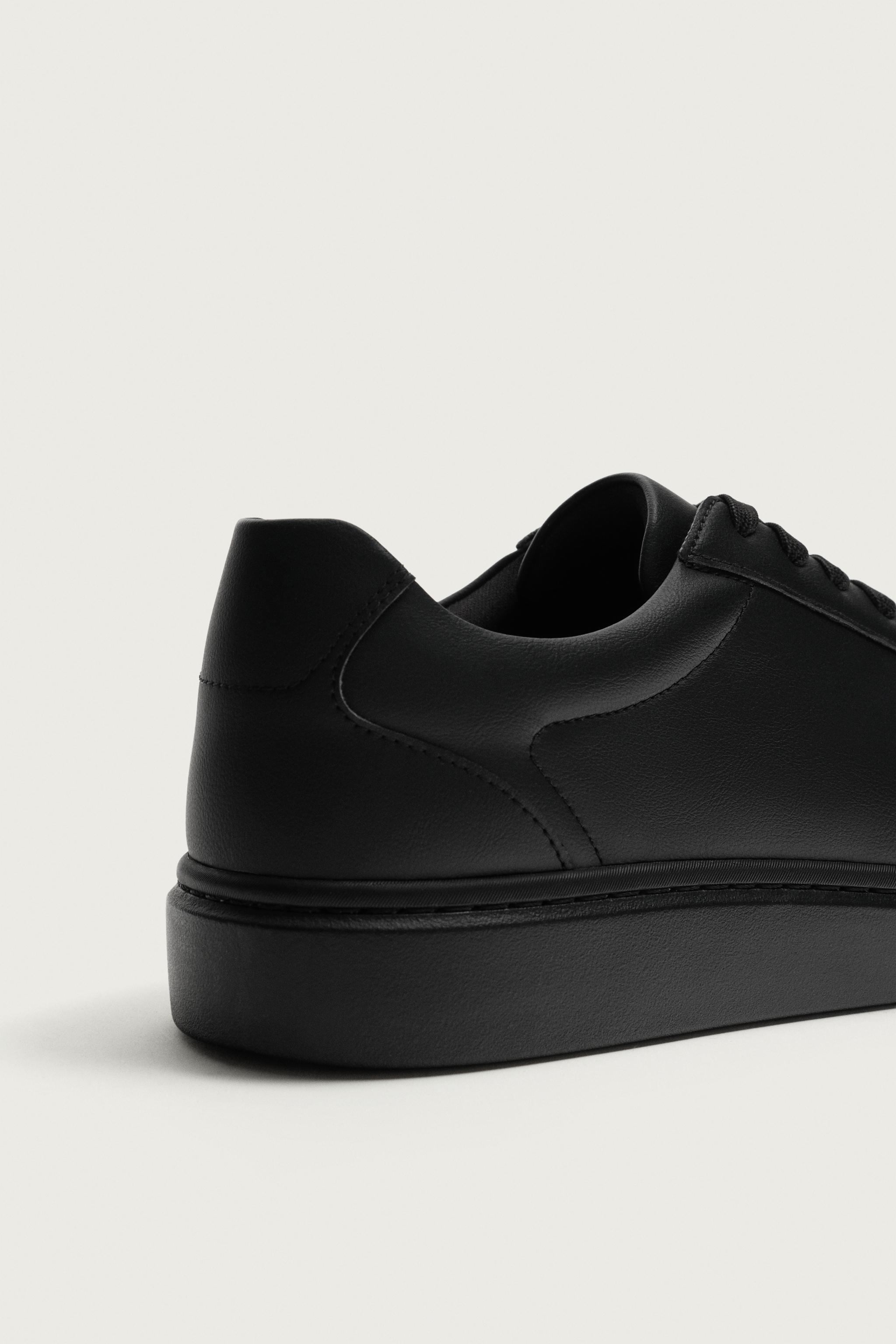 Мужские кроссовки Zara MONOCHROME CHUNKY SNEAKERS — фото 6