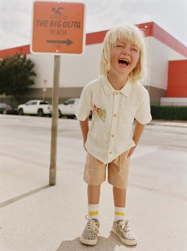 SURF PRINT SHIRT - White by Zara