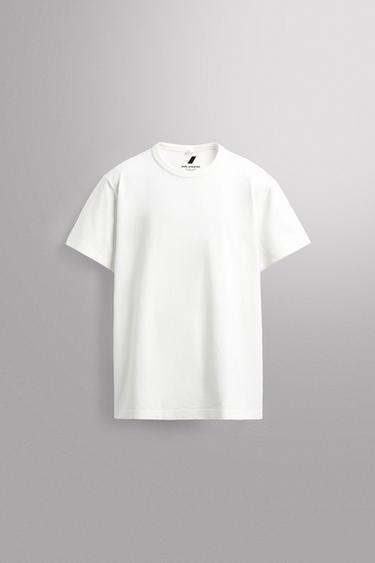 CAMISETA RELAXED FIT HEAVYWEIGHT - Blanco de Zara