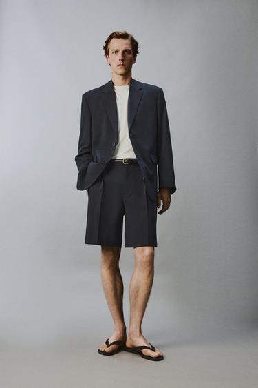 BLAZER TRAJE RELAXED FIT - Marino oscuro de Zara - Imagen 0