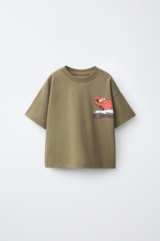 CARS LIGHTNING MCQUEEN © DISNEY/PIXAR PRINT T-SHIRT - Khaki by Zara - Image 0
