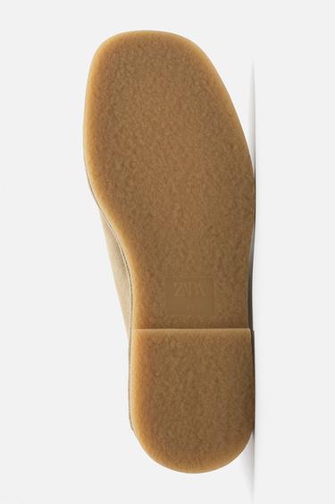 MOCASSINS EN CUIR CASUAL - Beige de Zara - Image 7