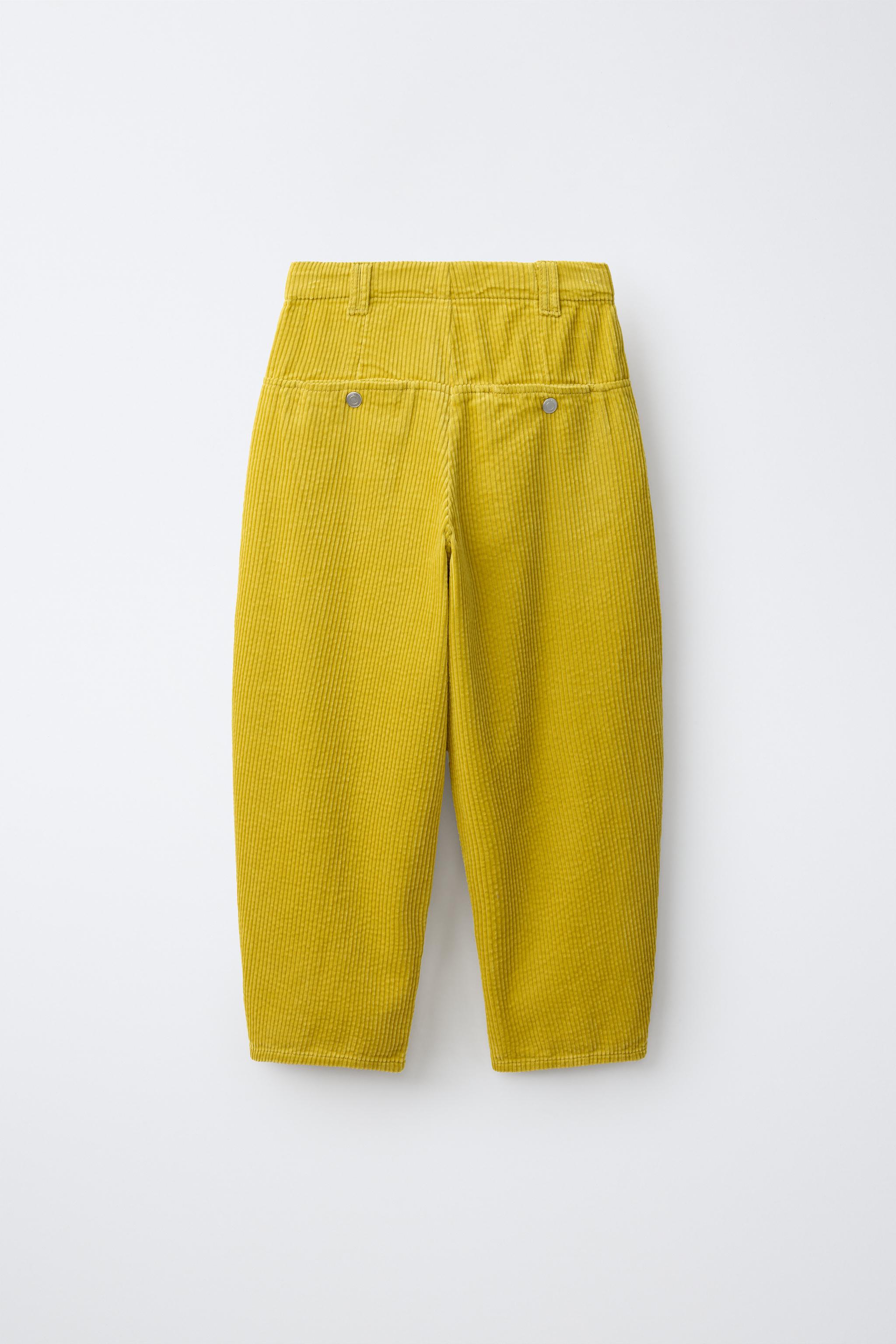 PANTALON EN VELOURS CÔTELÉ BARREL