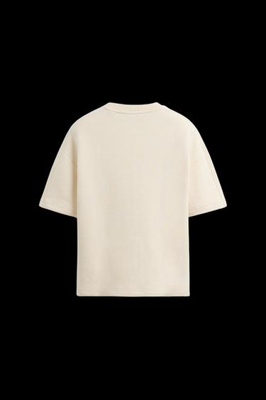Zara RELAXED FIT SWEATSHIRT - Beige