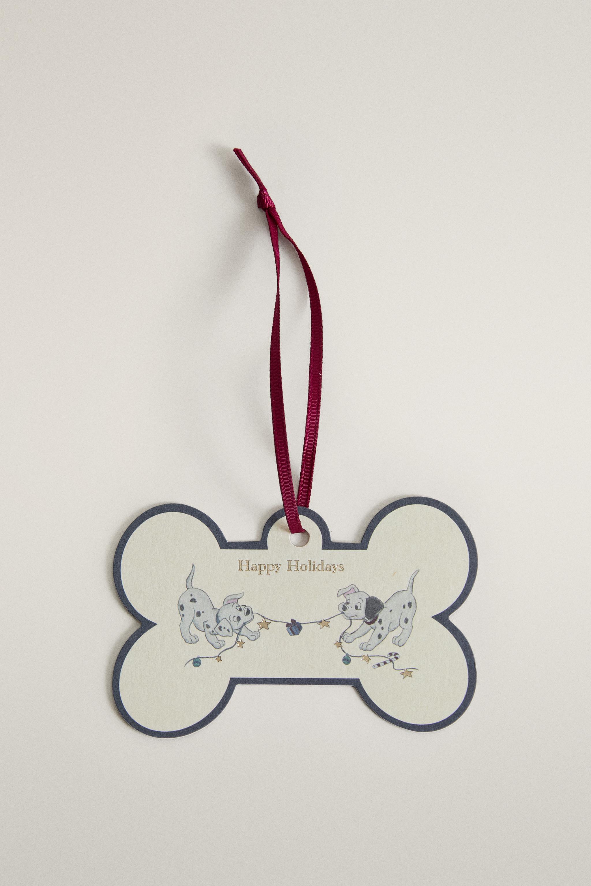 ÉTIQUETTES PAPIER NOËL 101 DALMATIENS ©DISNEY (LOT DE 12)