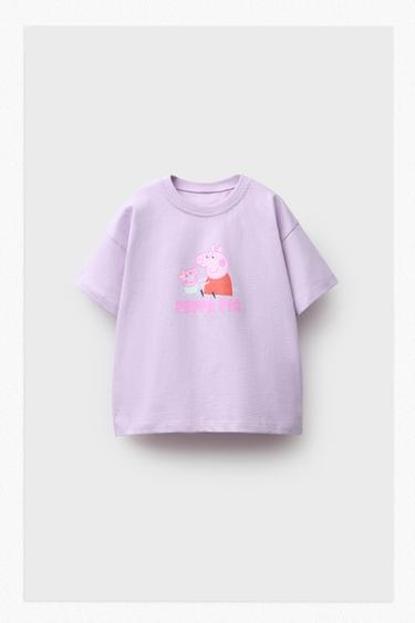 PEPPA PIG ™ PRINT T-SHIRT - Mauve by Zara