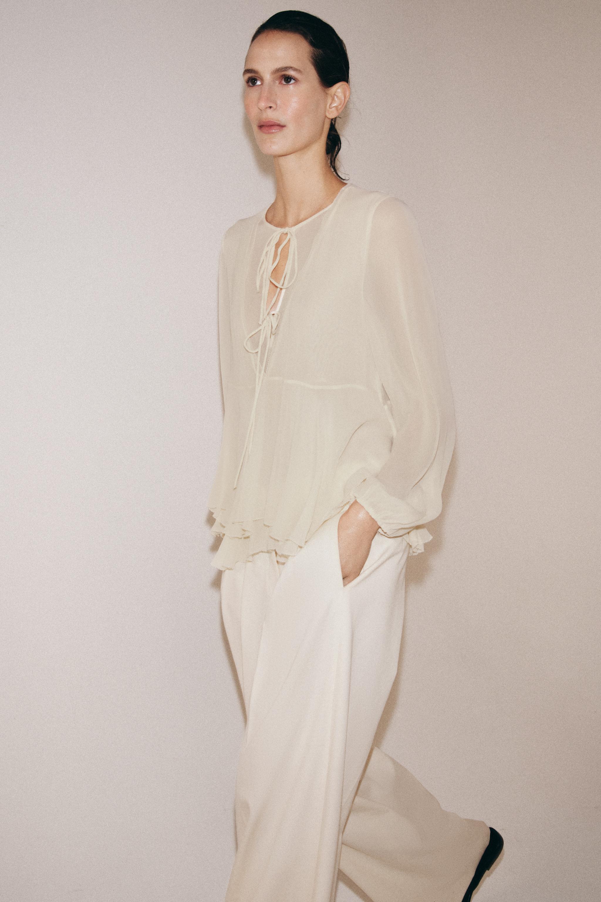 ZW COLLECTION RUFFLED BLOUSE