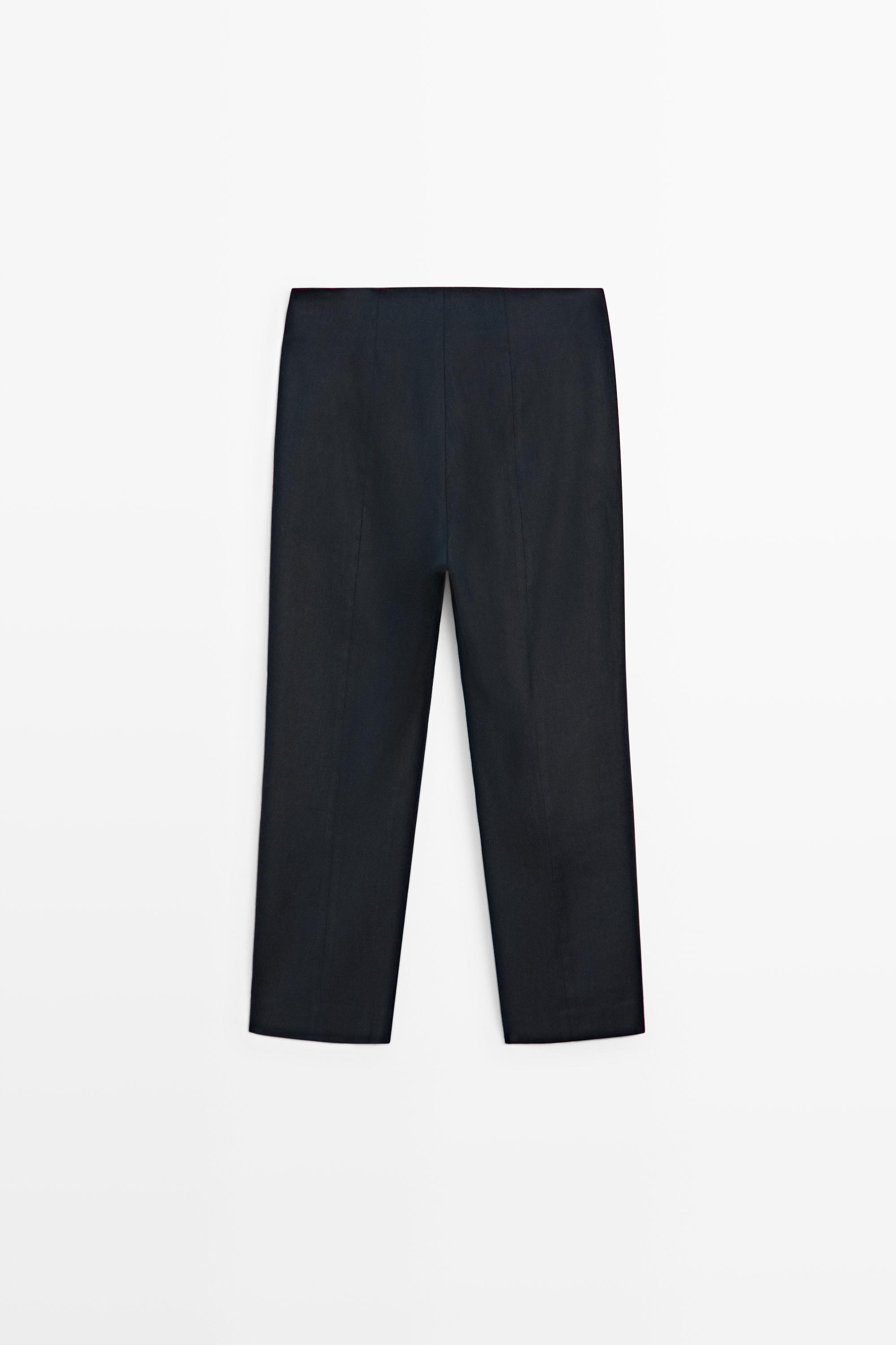 Lightweight linen blend pants
