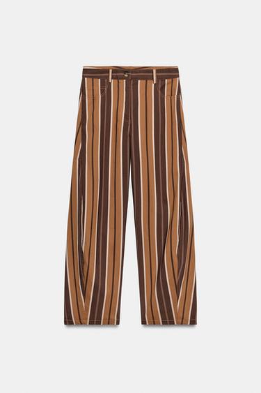 PANTALÓN RAYAS ZW COLLECTION - Multicolor de Zara - Imagen 0