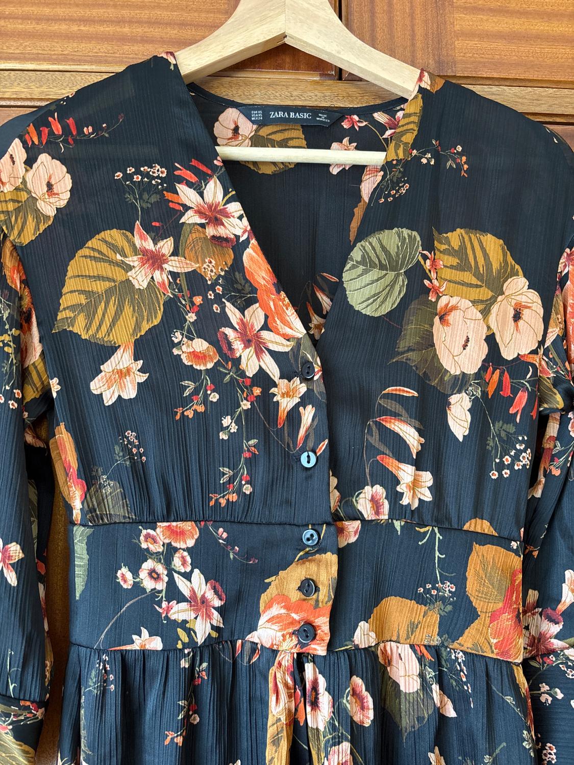 FLORAL PRINT JUMPSUIT DRESS - Image 3